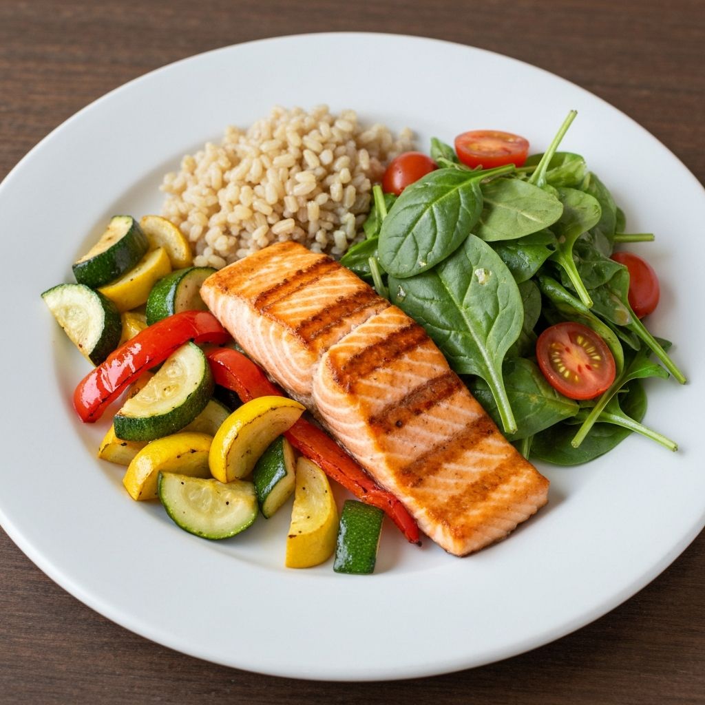 Przykład zbilansowanego posiłku